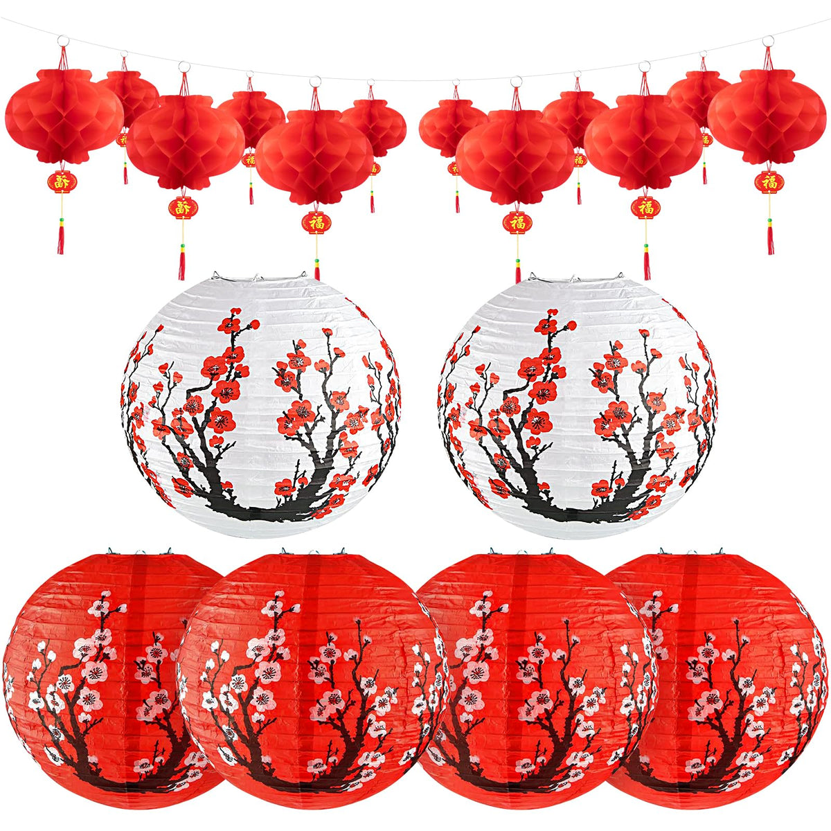 Peywot 18-piece decorations kit ready for Lunar New Year celebrations.