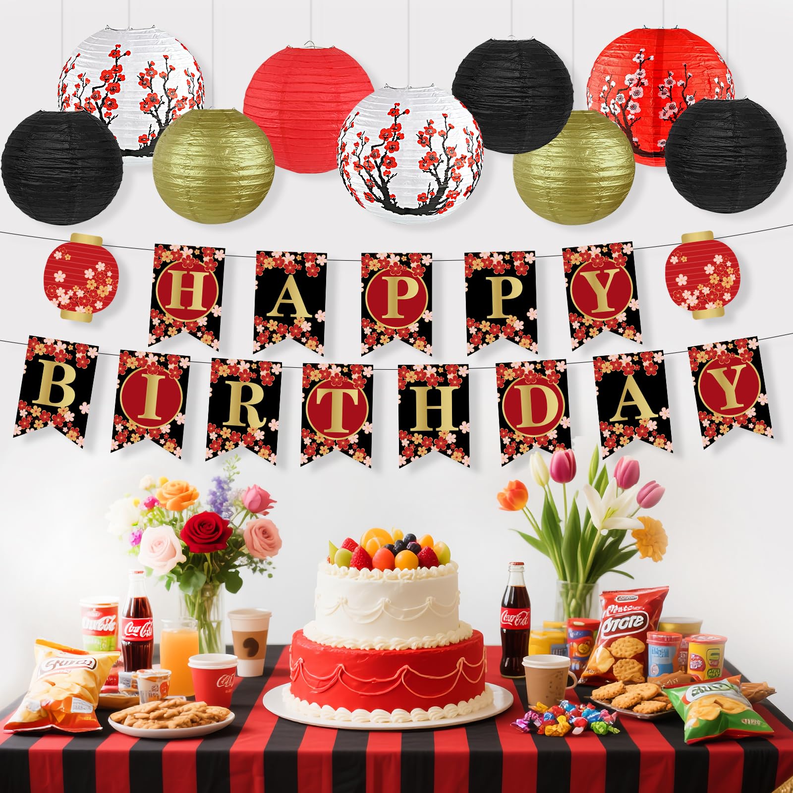 Peywot black 8in lantern creates dramatic touches for celebrations