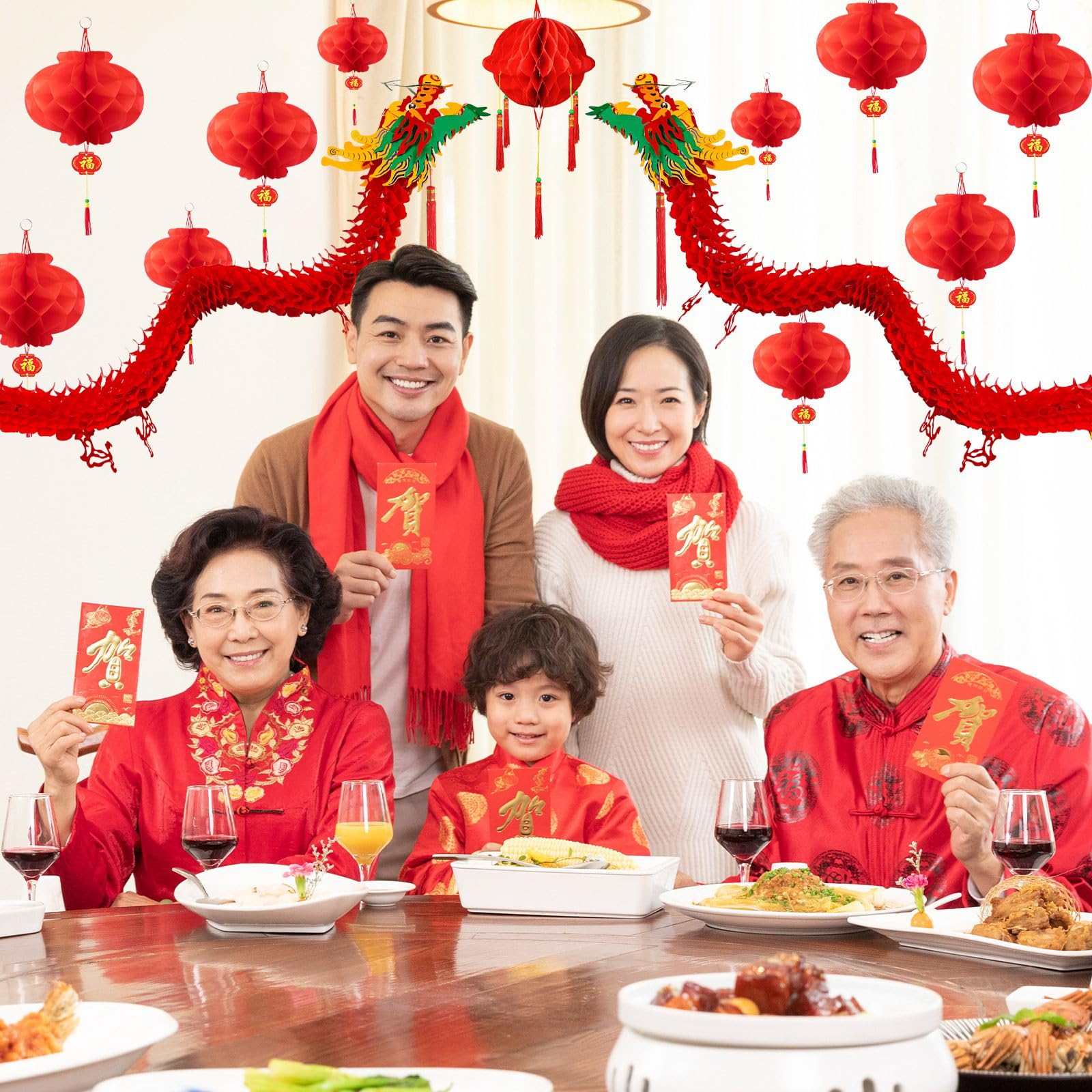 Peywot decorations create a joyful, celebratory atmosphere.