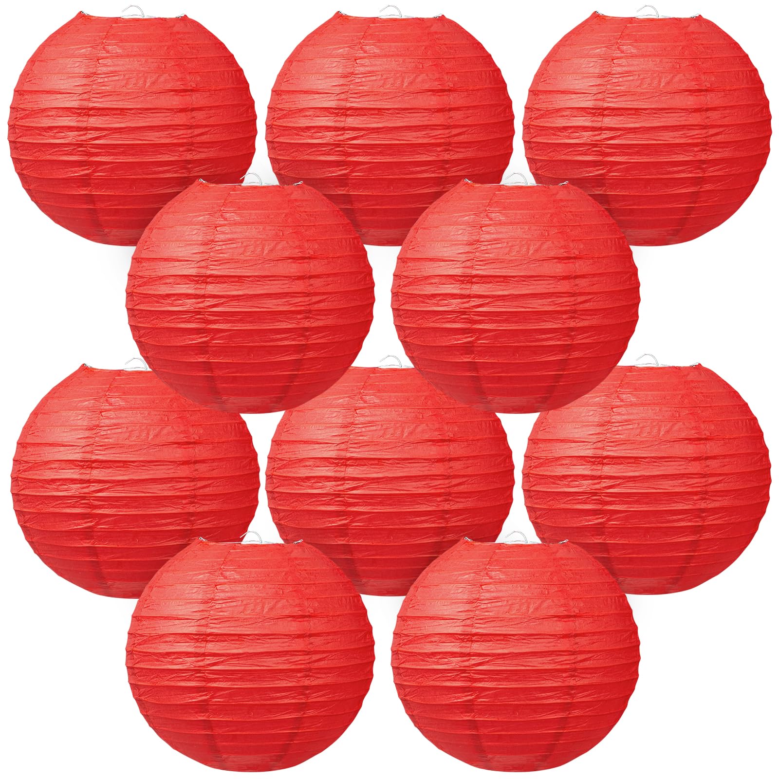Peywot 16-inch red lantern diameter for dramatic ceiling accents