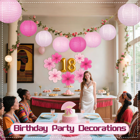 Peywot pink decor setup on ceiling for effortless, instagrammable moments.