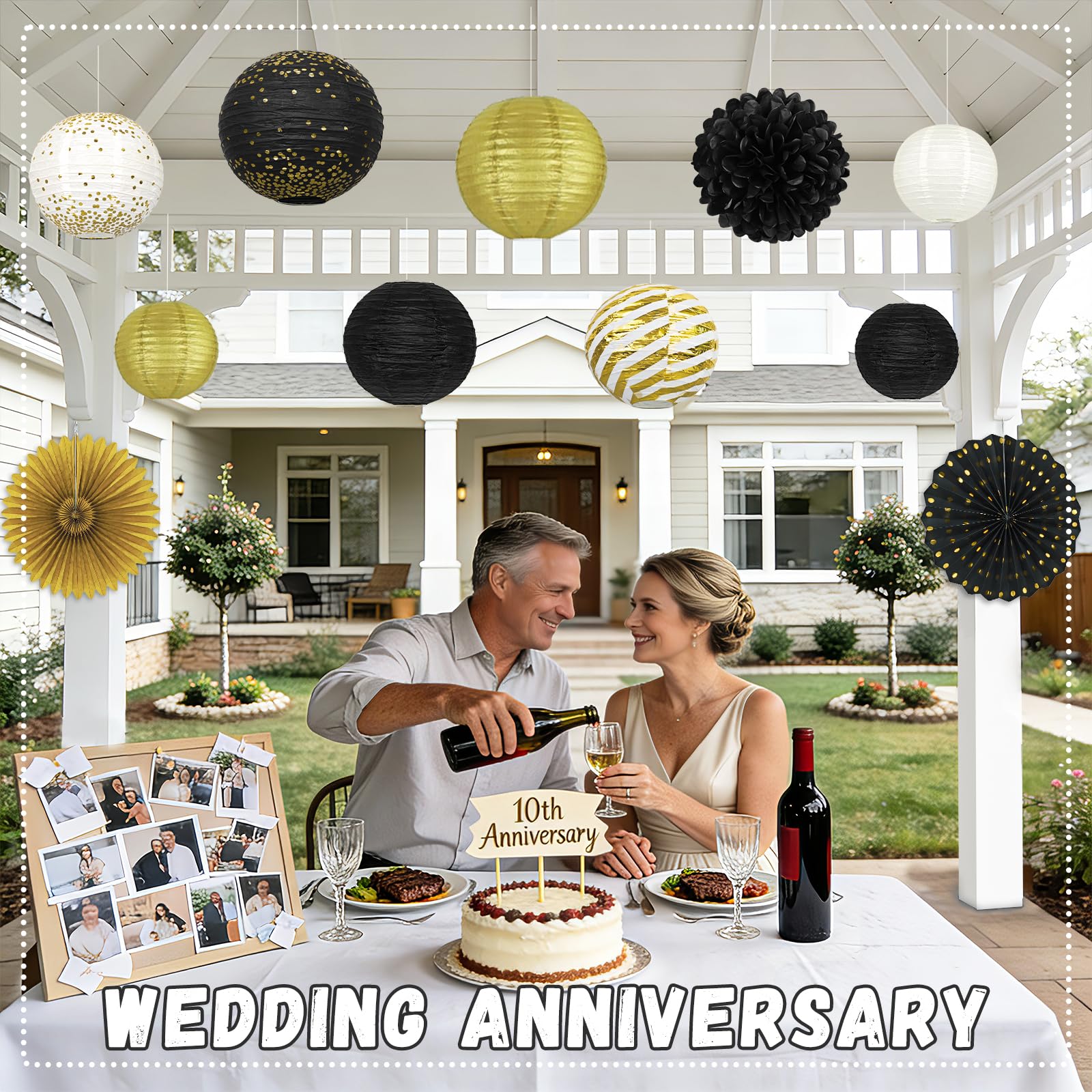 Peywot versatile black-gold kit for milestones and celebrations.