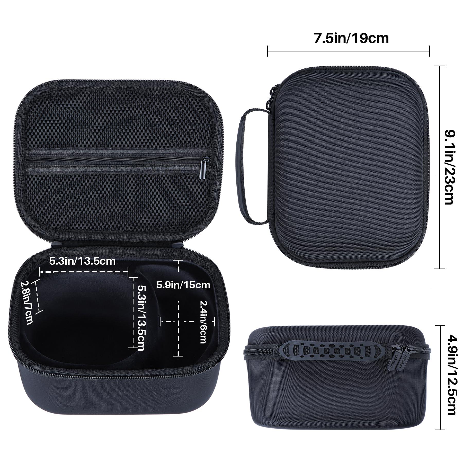 Peyyargo zipper closure provides secure, quick access.
