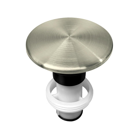 Pfister 972-098J push & seal stopper in brushed nickel for a tight seal and easy installation.