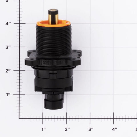 Pfister ceramic disc cartridge for smooth operation and durable performance.