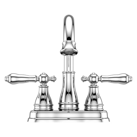 Pfister Sonterra centerset 4-inch, two-handle faucet for precise control.