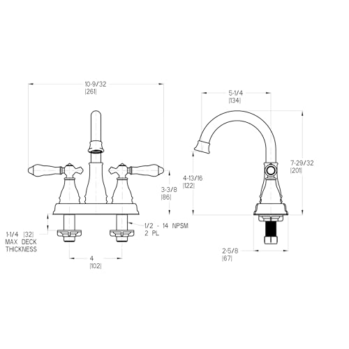 Pfister Sonterra faucet cleans easily with a soft cloth.
