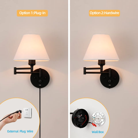 PFQCGU bedroom living room accent lighting with extended arm