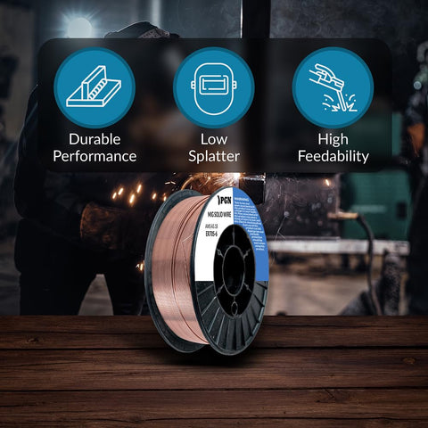 PGN ER70S-6 welding in all-position setup highlighting versatility