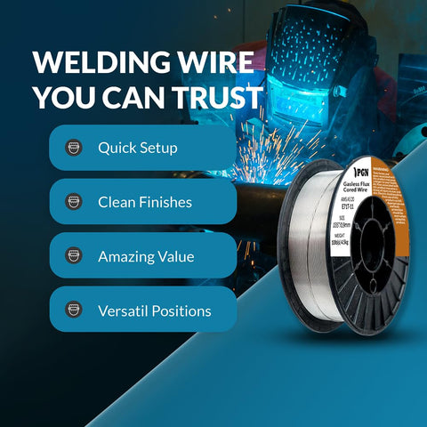 PGN Flux Core Wire T-joint weld demonstrating versatile welding