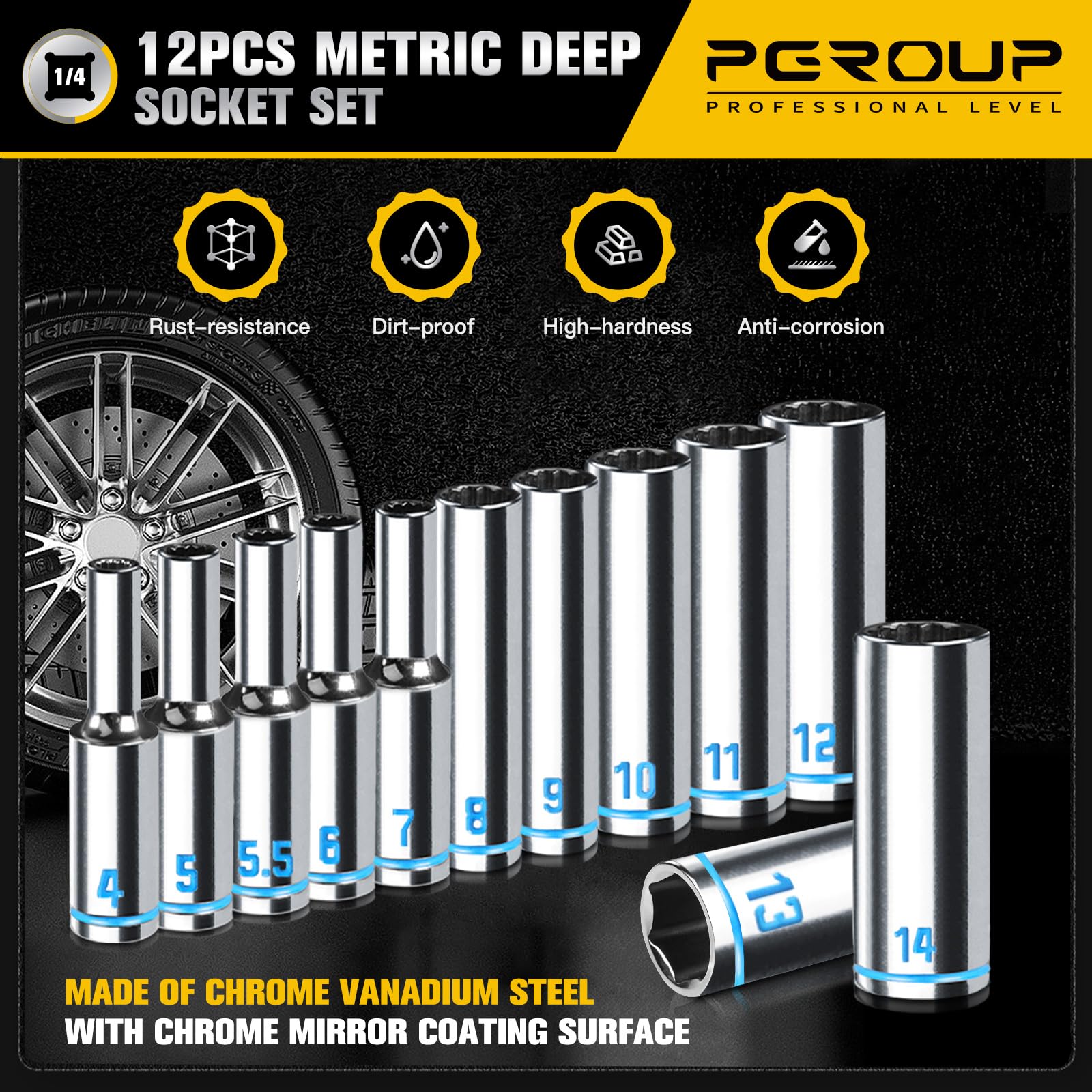 pgroup ideal for automotive tasks like engine work and bike maintenance.