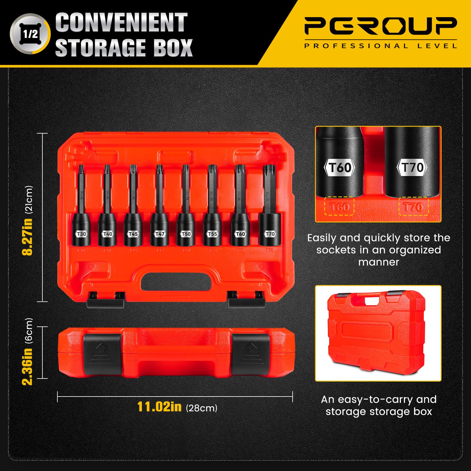 Pgroup chamfered bit tip design promotes smooth entry and longer life.