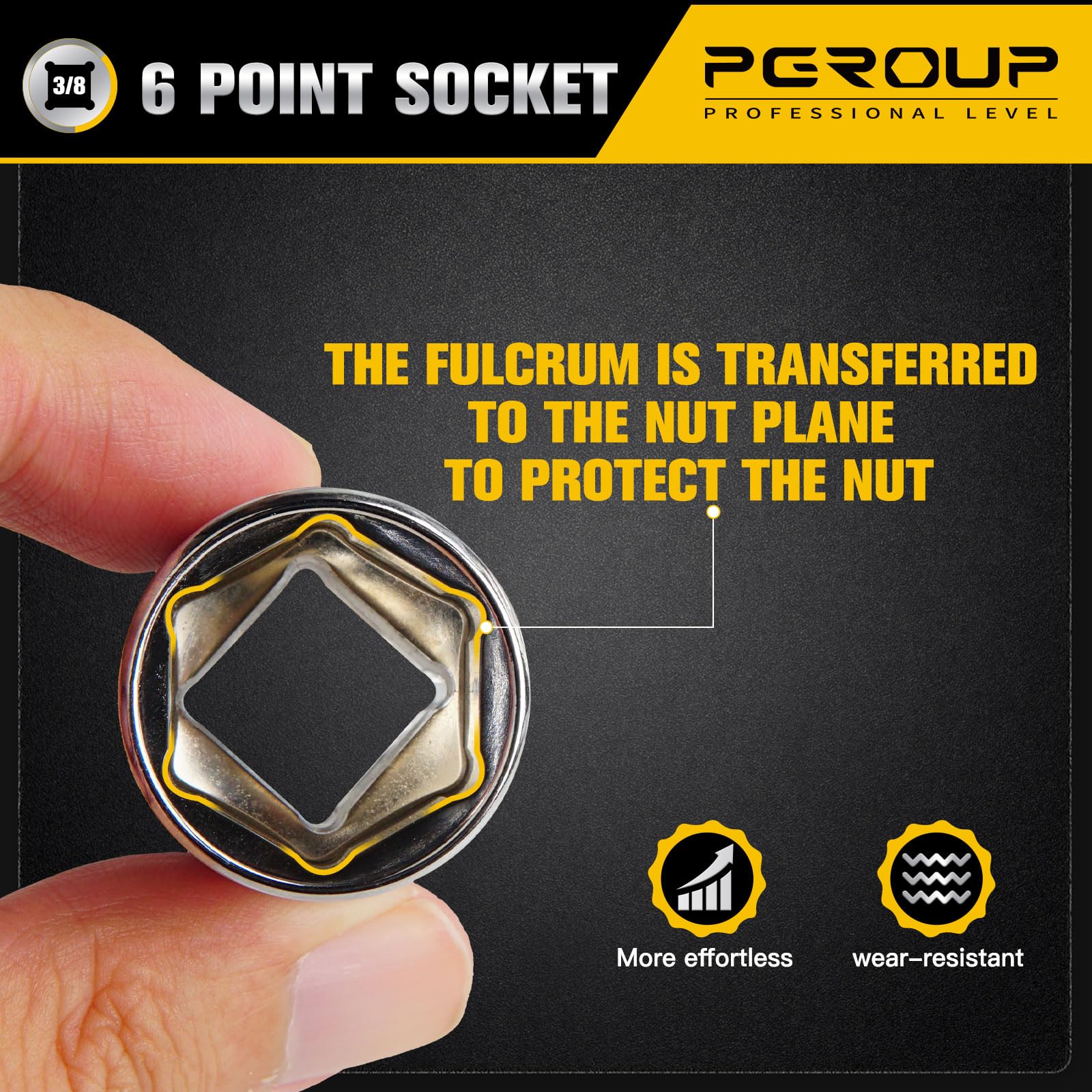 pgroup cr-v steel heat-treated for lasting durability and torque.