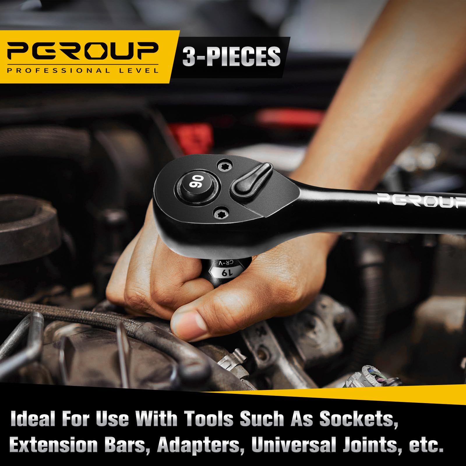 Pgroup ergonomic handle fits the palm for comfortable use