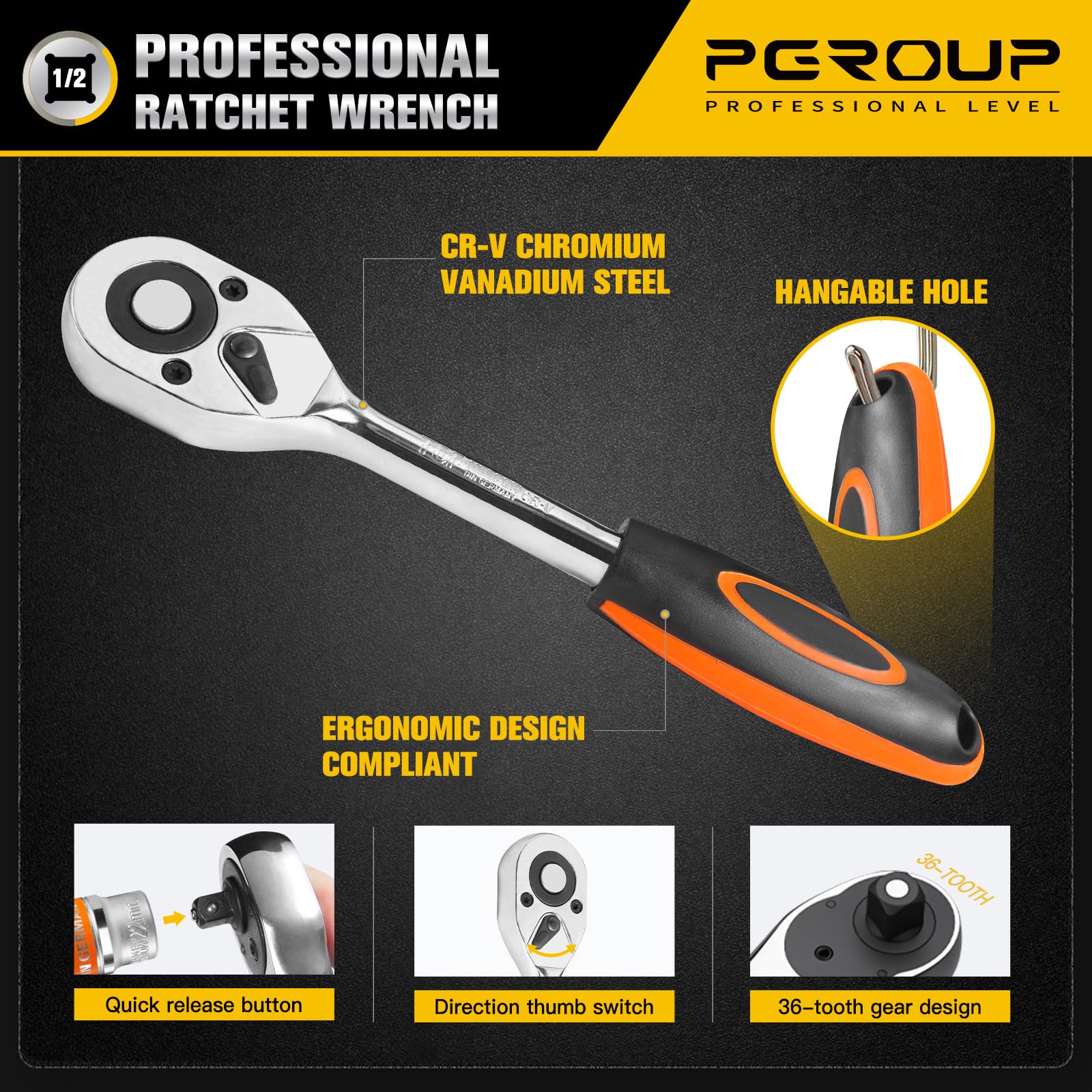 Pgroup 5-inch extension bar reaches tight spaces.
