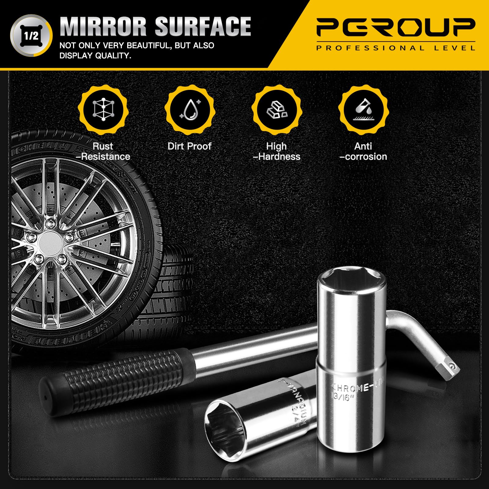 Carrying bag included for portable storage and roadside use