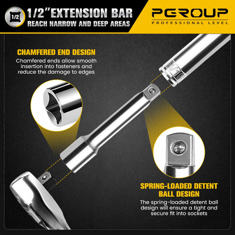 Pgroup polished chrome finish cleans easily and resists rust during heavy use