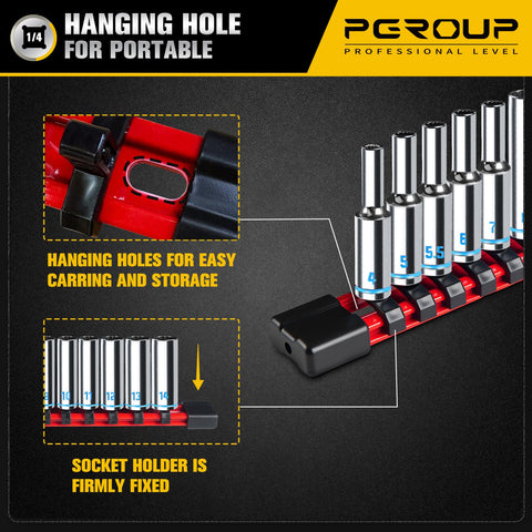 pgroup wall-hanging holes simplify workshop organization and quick access.