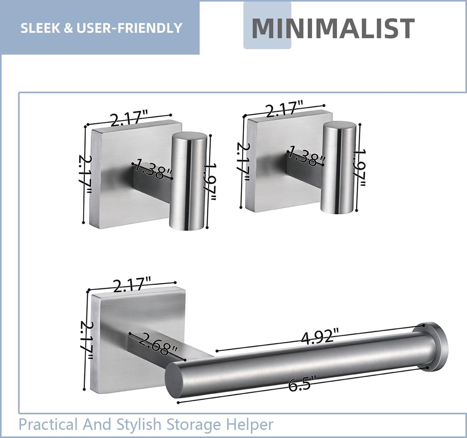 PHADSTAR side view shows wall-mount design, saving space and preventing roll slips.