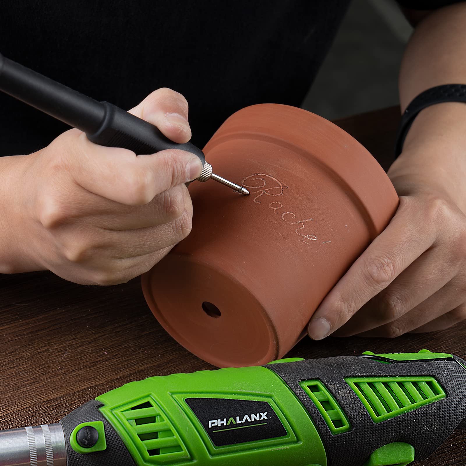 PHALANX low-noise vent design for comfortable operation.