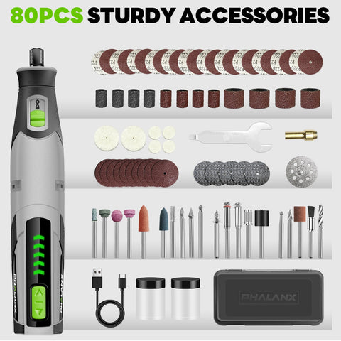 PHALANX accessory range supports carving, sanding, polishing and more.