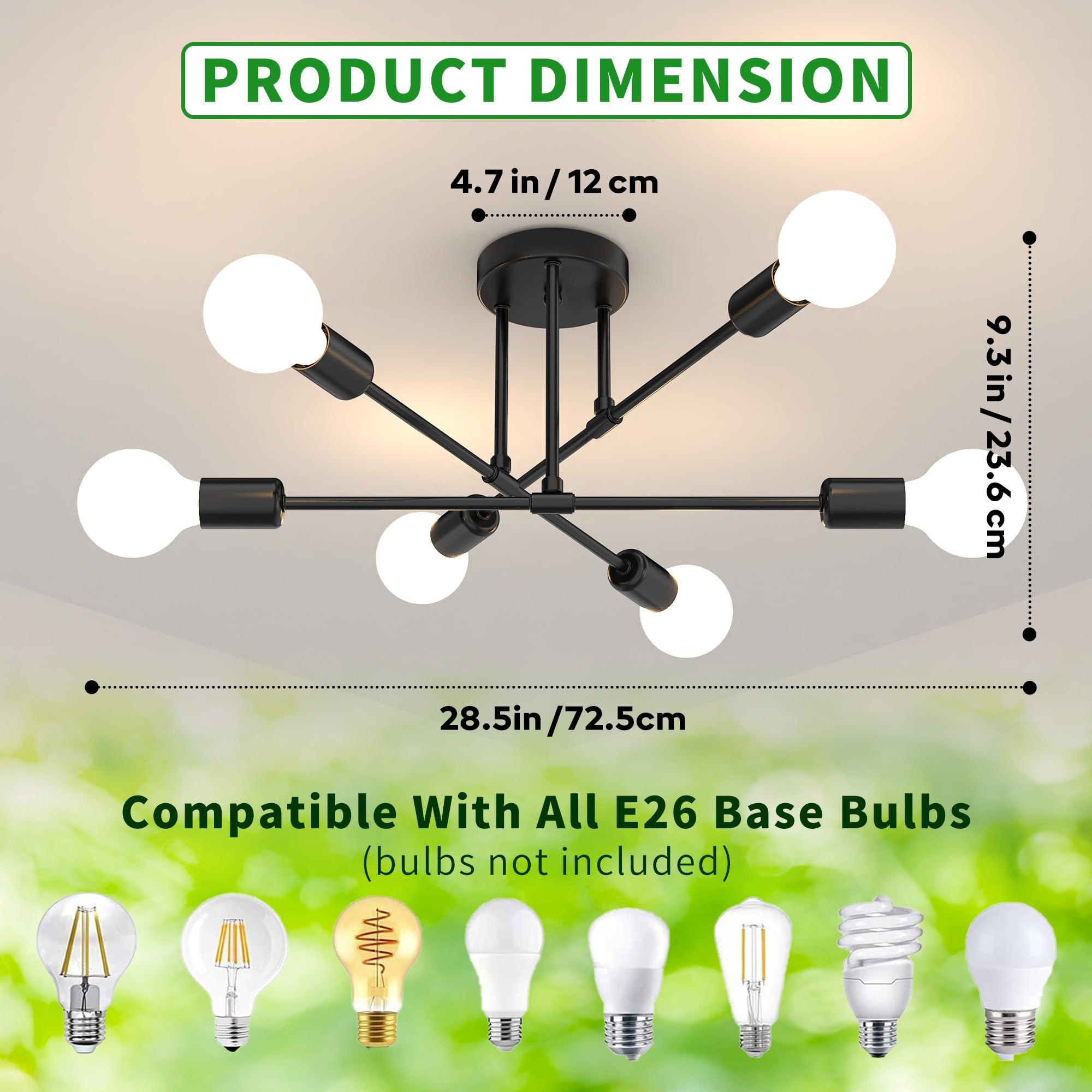 Phaosio adjustable-angle Sputnik lighting for versatile corner illumination.