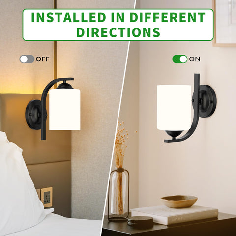 Phaosio wall sconce supports dimmable bulbs for adjustable mood