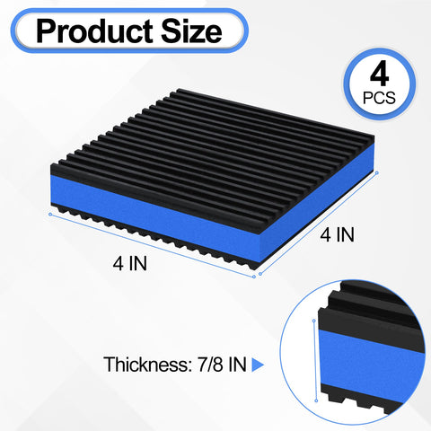 Phepetroll anti vibration pad ribbed surface improves grip during operation.