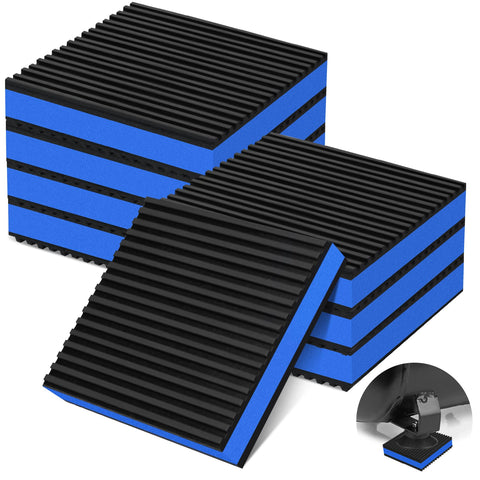 Phepetroll anti-vibration pads top view reduce washing machine movement and protect floors.