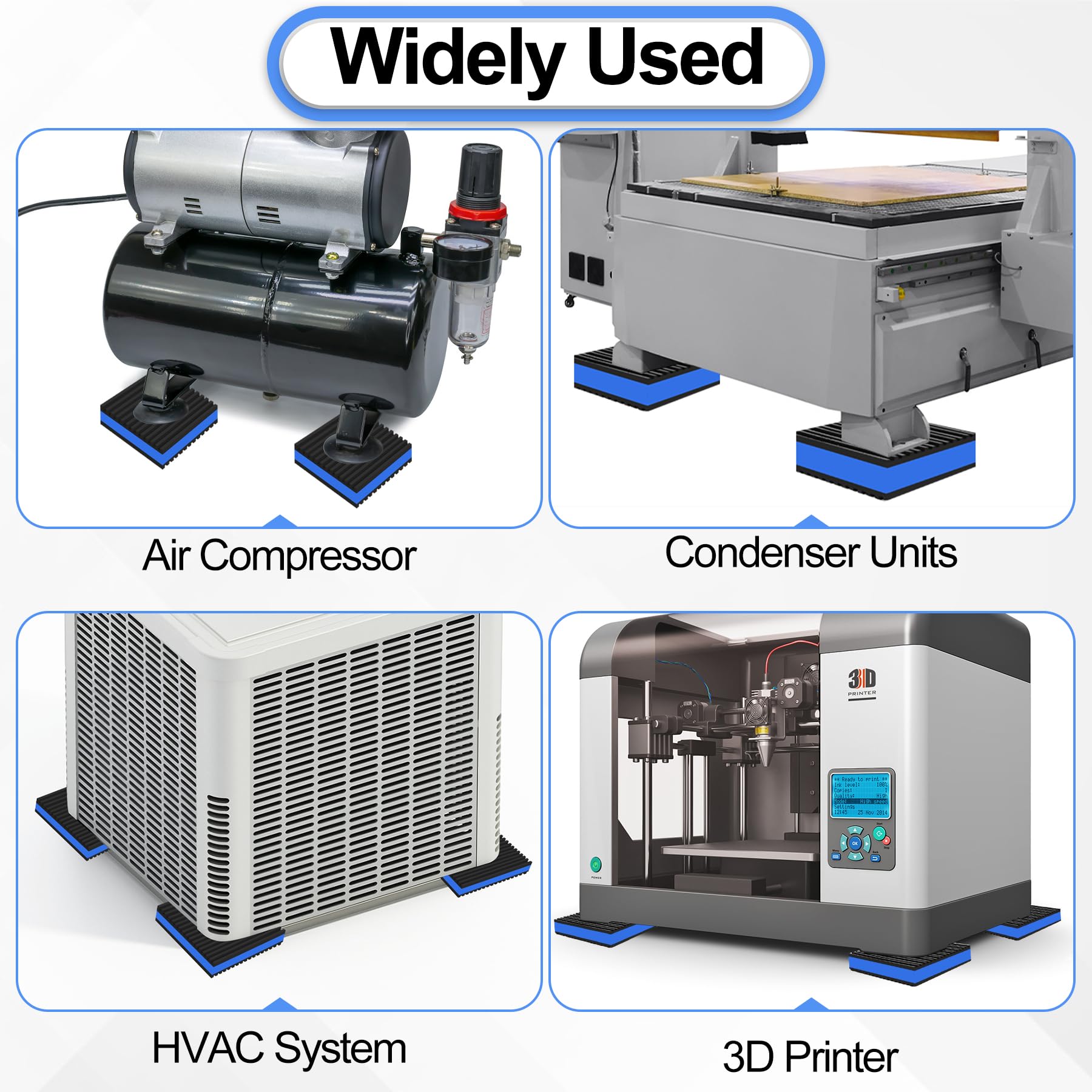 Phepetroll ribbed design provides non-slip stability for heavy appliances.
