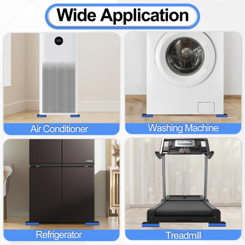Phepetroll vibration pads elevate equipment slightly to avoid water entry.