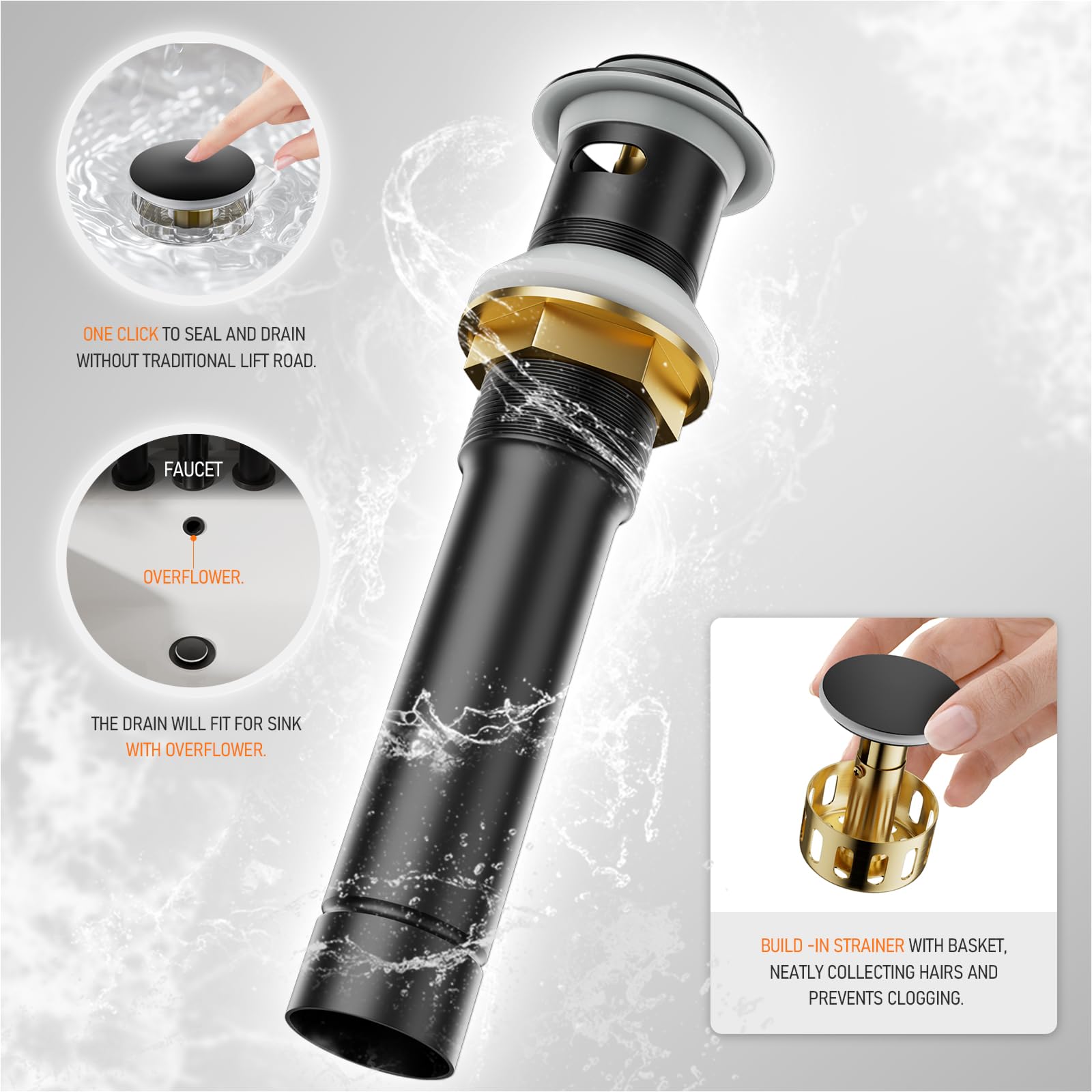 Phiestina BF015-1-MB nano plating keeps a sleek finish
