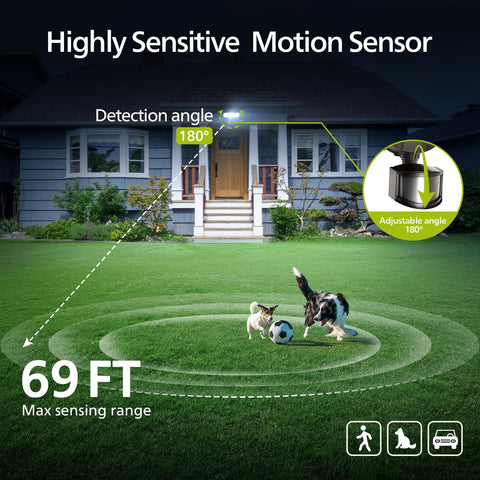 Dusk-to-dawn mode on Philips security light saves energy