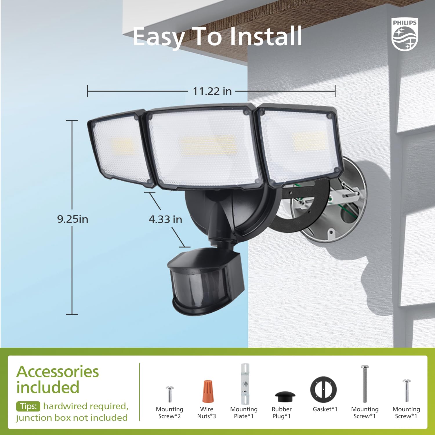 Fully assembled with included hardware for quick installation.