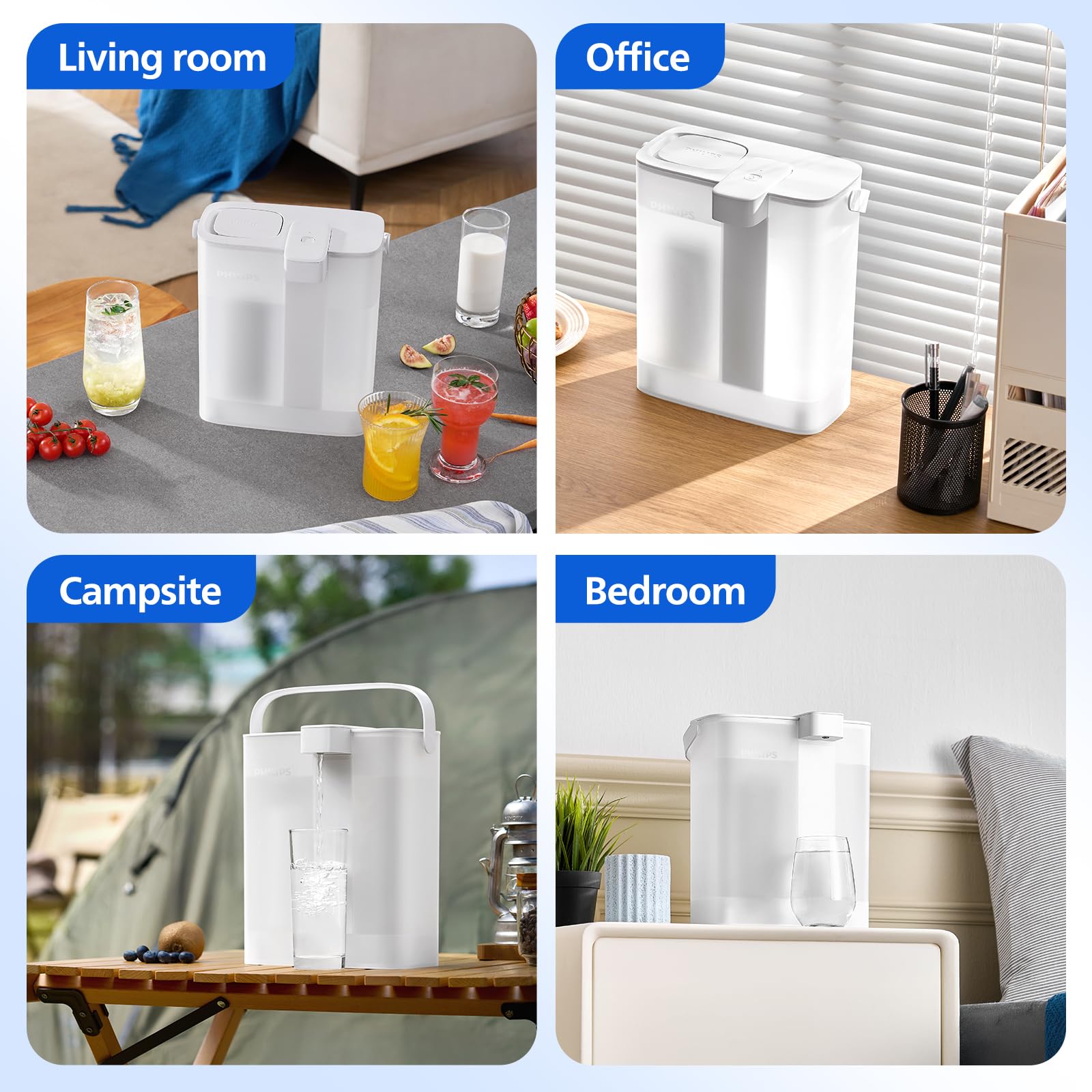 Philips ADD5902 100x filtration power reduces impurities for cleaner water.