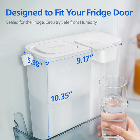 Philips ADD5902 integrated handle provides comfortable carrying and pouring.