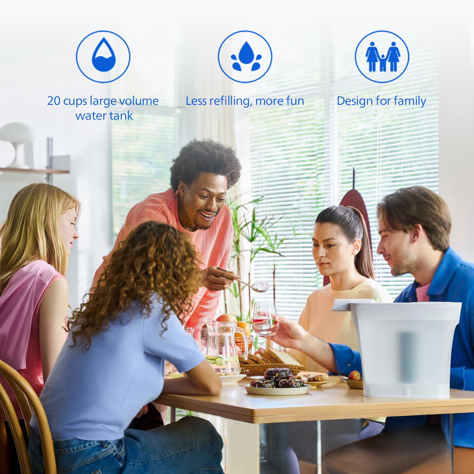 PHILIPS ADD5913 fridge-door dispenser fits kitchen setup for convenient hydration