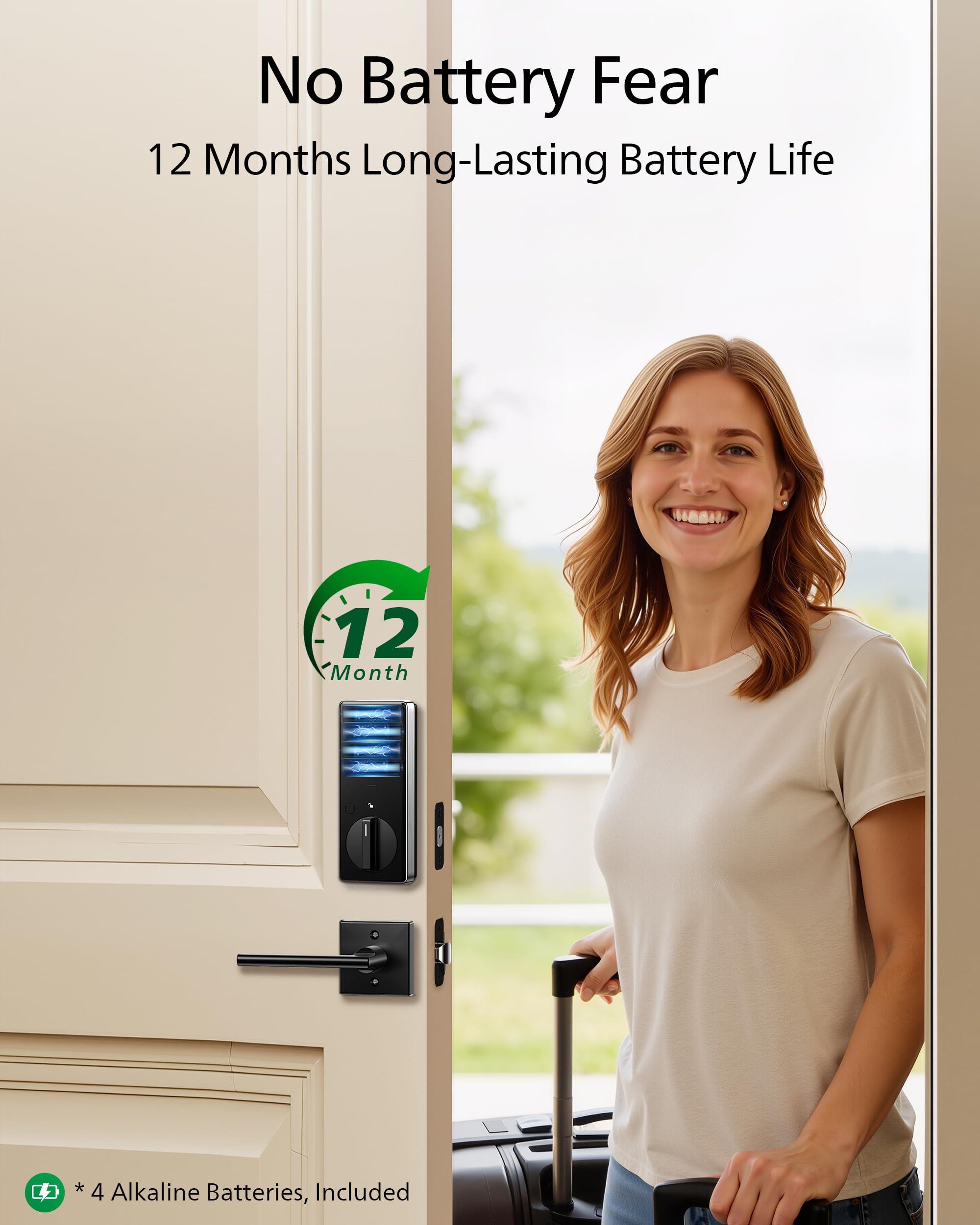 Philips auto-lock timer secures the door automatically after a set interval