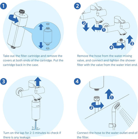 Anti-scald material detail supports safe hot and cold showers.