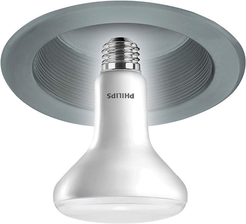 Philips BR30 flicker-free dimming works with many dimmers for comfortable ambience.