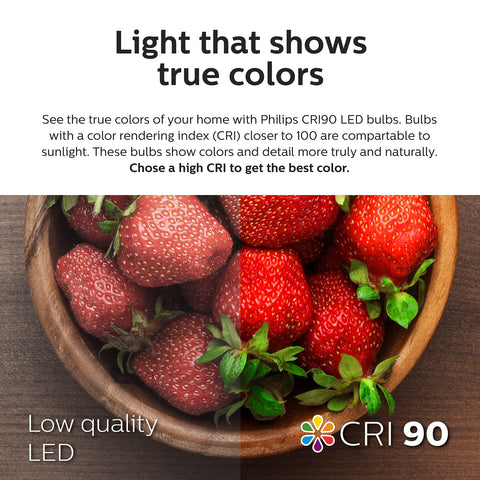 Philips BR30 mercury-free bulb helps reduce hazardous waste at home.