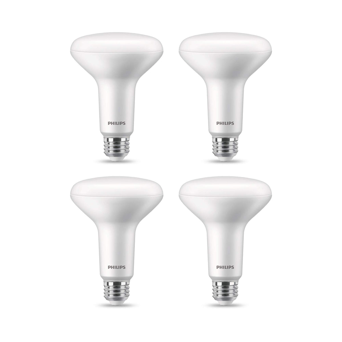 Philips BR30 soft white flood bulb for recessed cans provides even, comforting light.