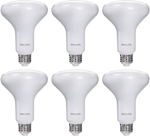 Philips BR30 LED soft white 650-lumen bulb for cozy, energy-efficient lighting.