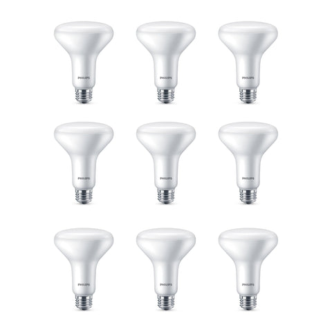 Philips BR30 warm glow dimmable indoor bulb for cozy, eye friendly lighting.