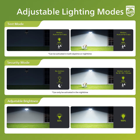 Philips dimmable flood light provides 5000K cool white illumination