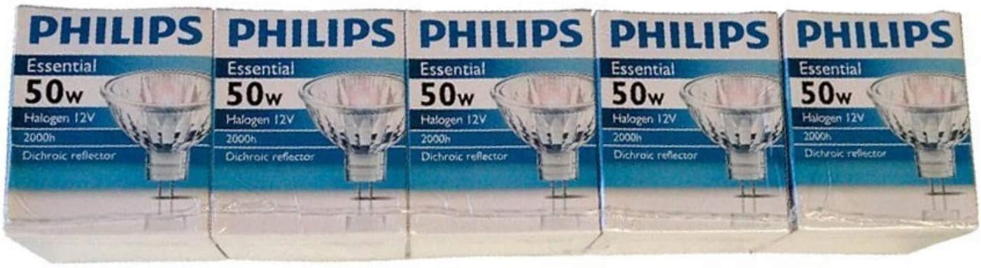 Philips halogen pack of 5 bulbs for consistent landscape lighting