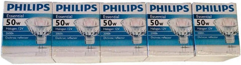 Philips halogen pack of 5 bulbs for consistent landscape lighting