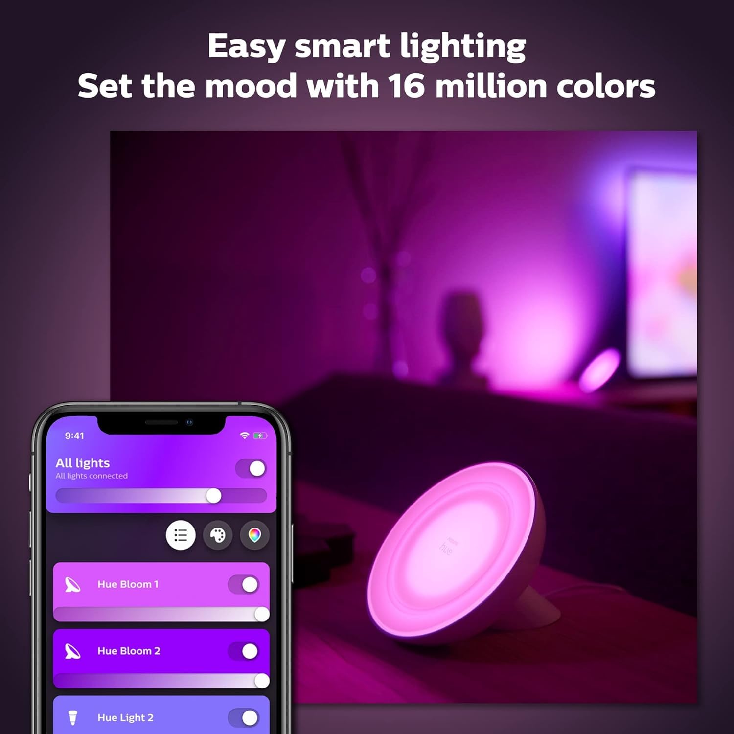 Hue Bridge ready for automations and remote control across your home