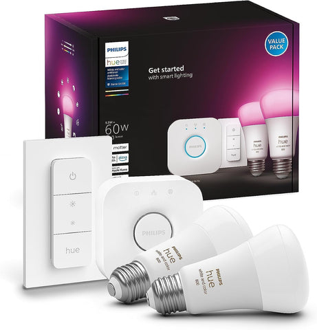 Philips Hue Bridge on table for seamless smart home control and automations