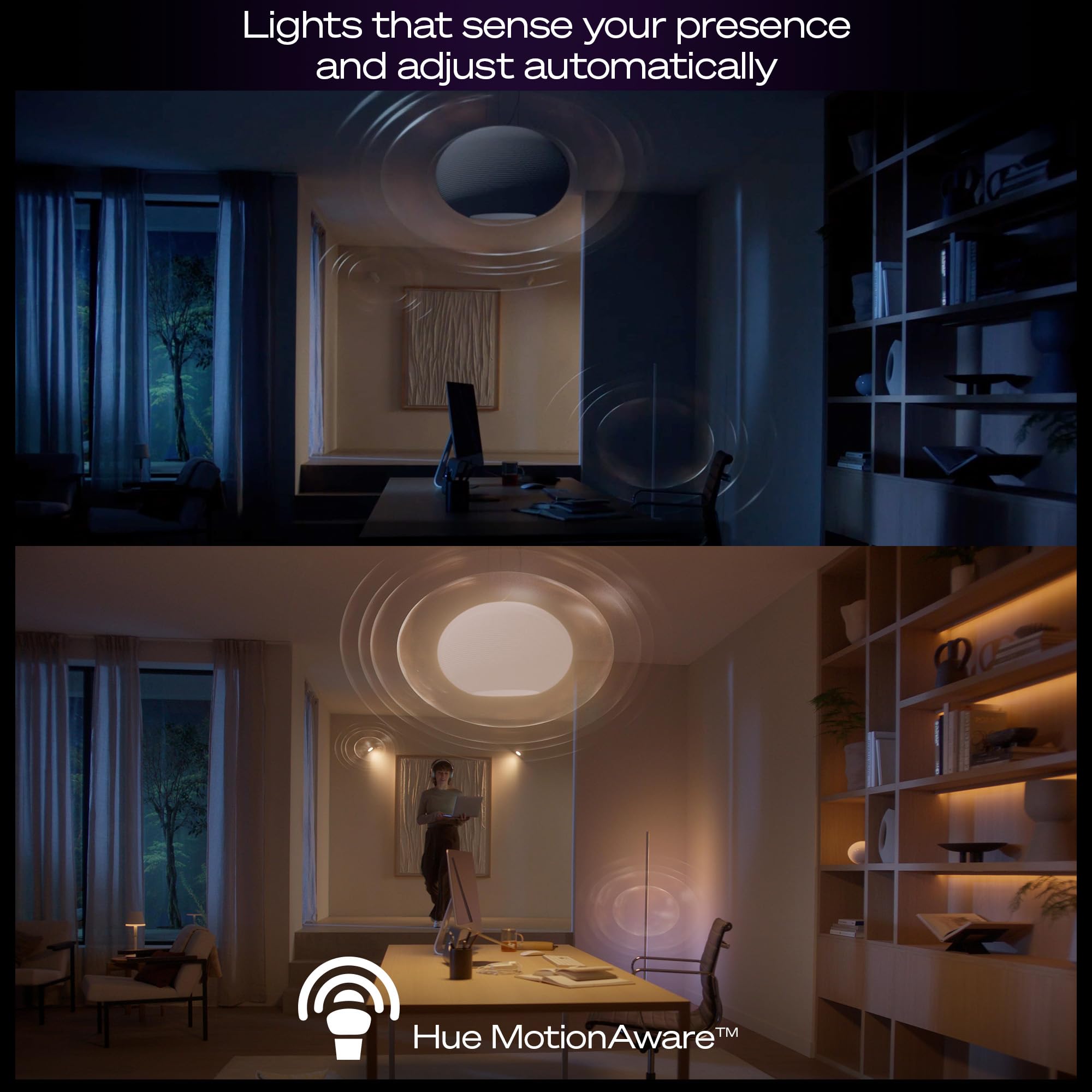 Philips Hue Bridge Pro memory 8gb stores hundreds of scenes.